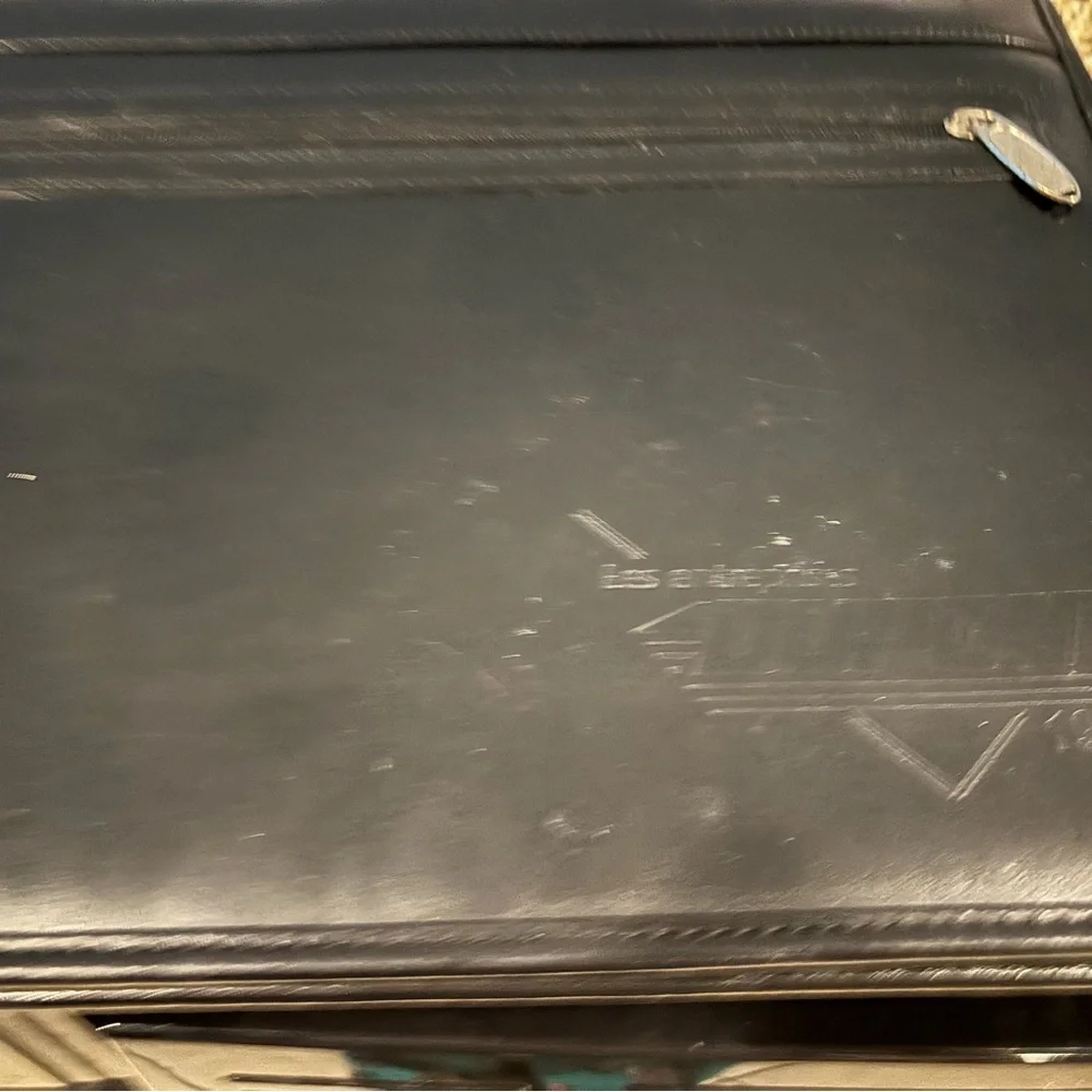 Elegant Black Planner for Men with carrying handle
